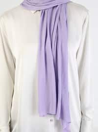 Combed Cotton Shawl Lilac