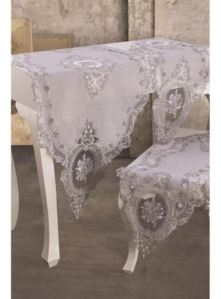 Gray - Dinner Table Textiles - Dowry World