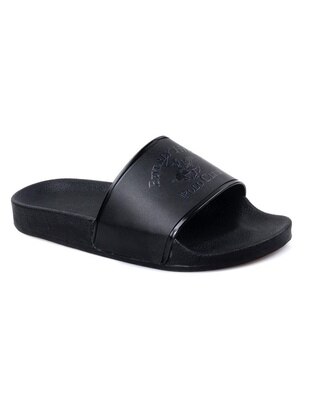 Black - Kids Slippers - Beverly Hills Polo Club