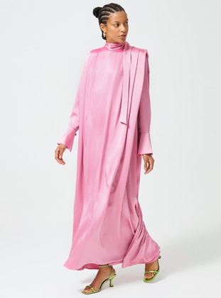 Pink - Unlined - Modest Dress - Nuum Design