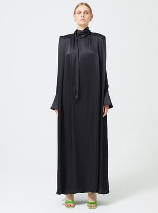 Black - Unlined - Modest Dress - Nuum Design