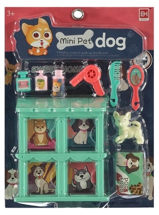 Pet Hayvan Set - Mint Yeşili - Canem Oyuncak
