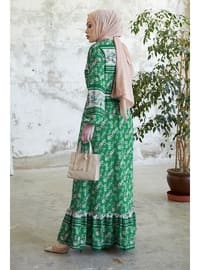 Green - Modest Dress