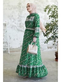 Green - Modest Dress