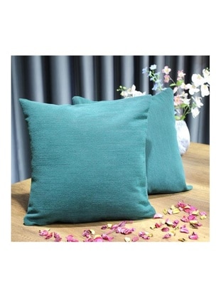Aysu Luxury Jacquard 2 Li Cushion Cover Emerald Green
