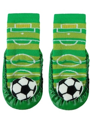 Green - Boys` Socks - Civil