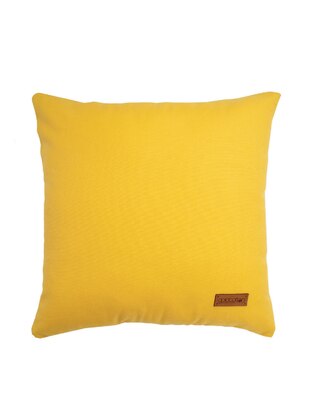 Yellow - Throw Pillow Covers - Gold Cotton
