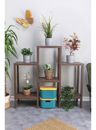 6 Tiers Portable Shelving Unit Organizer Plant Flower Stand Rack for Living Room Kitchen Bathroom