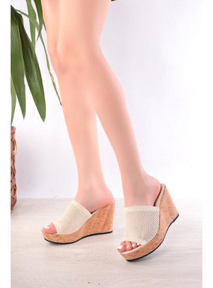 White - 100gr - Slippers - Malenta Shoes