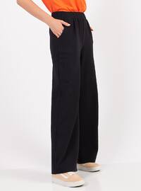 Relaxed Fit Pants Black