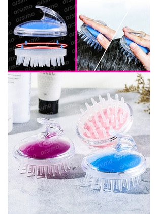 Silicone Hair Head Massage and Washing Comb | Scalp Massage and Washing Comb - Arsimo