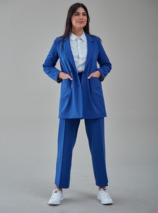 Saxe - Fully Lined - Shawl Collar - Suit - SAHRA AFRA