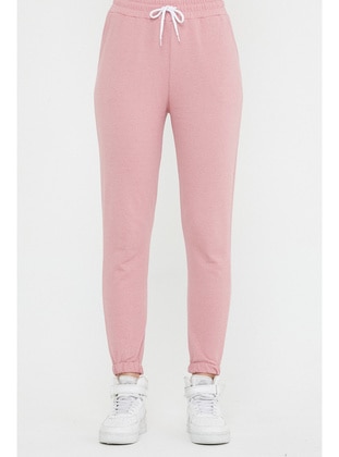 Pink - Tracksuit Bottom - MISSVALLE