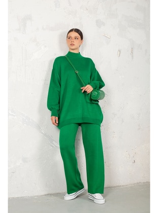 Green - Knit Suits - Melike Tatar