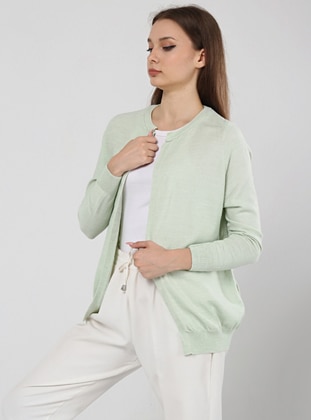 Mint - Unlined - Knit Cardigan - Nare