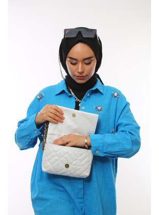 White - Satchel - 200gr - Shoulder Bags - BijuHome