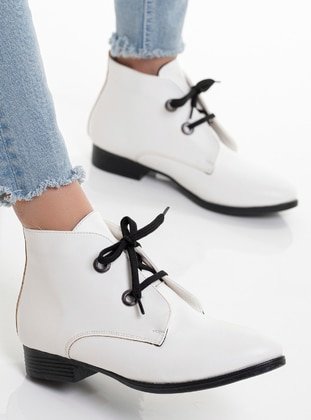 White - Boot - Boots - Shoescloud