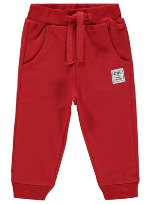 Red - Baby Sweatpants - Civil