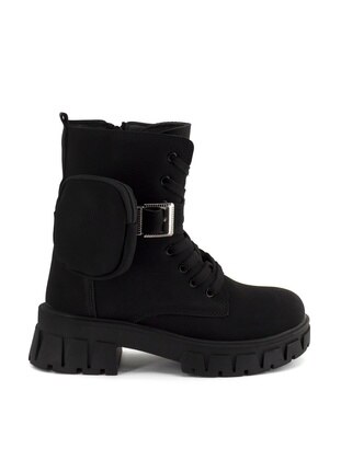 Black - Boot - Boots - Ayakkabı Fuarı