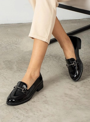 حذاء كاجوال - أسود - أحذية كاجوال - Renkli Butik