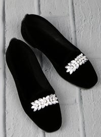 Black - Flat - Flat Shoes