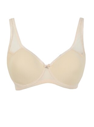New Pearl Skin Color Unsupported Lightweight Sweatproof Bra