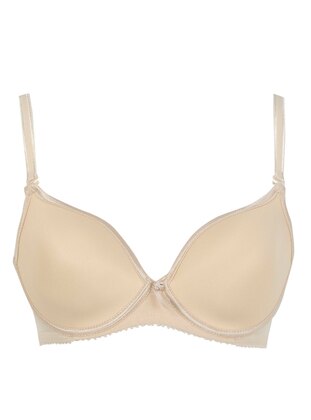 New Pearl Skin Color Underwire Unsupported Basic Bra