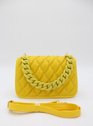 Yellow - Satchel -  - Shoulder Bags - Besmoda