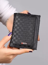 Men's Watch Belt Wallet Card Holder Keychain Gift Set Black