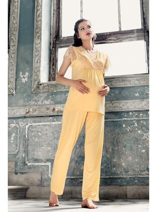 Yellow - Maternity Pyjamas - Artış Collection