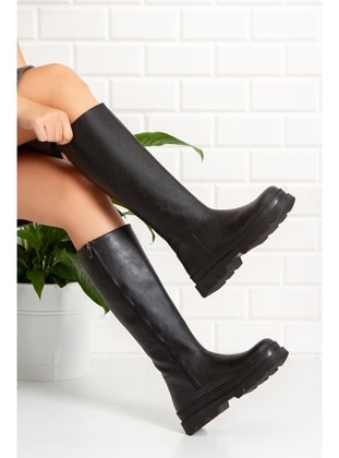 Black - Boots - Shoemix