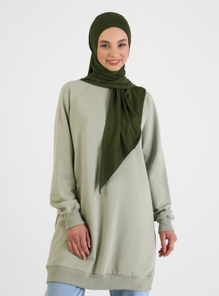 Viscose Hijab Khaki Instant Scarf