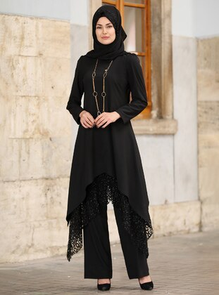 Sure Hijab Evening Dresses Black