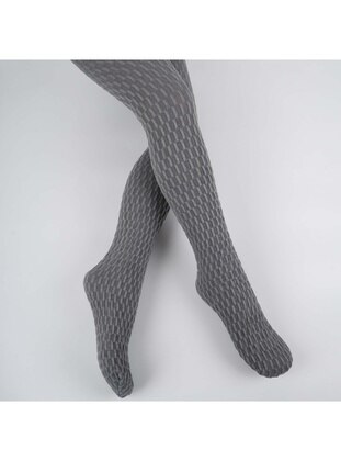 Dark Gray - 50ml - Girls` Socks - Artı