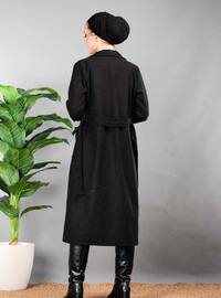 Black - Fully Lined - Coat