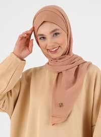 الكراميل - من لون واحد - حجابات جاهزة