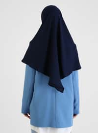 Micro Crepe Instant Hijab Navy Blue Instant Scarf
