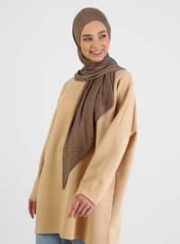 Viscose Hijab Dark Mink Instant Scarf