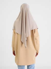 Viscose Hijab Light Mink Instant Scarf
