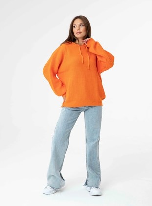 SOUL Orange Knit Tunics