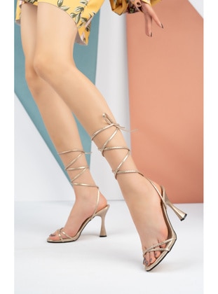 300gr - Gold Color - Heels - Moda Değirmeni