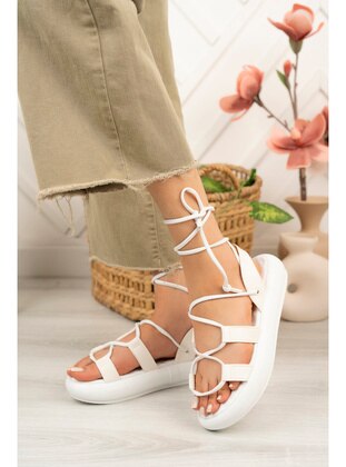 300gr - White - Sandal - Moda Değirmeni