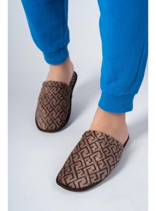 Brown - Sandal - Slippers - MUGGO AYAKKABI