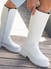 White - Boots