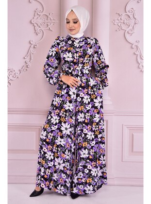 Lilac - Jumpsuit - Moda Merve