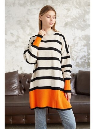 Orange - Knit Tunics - InStyle