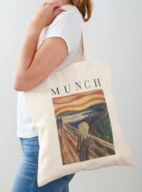 Beige - Satchel - Shoulder Bags