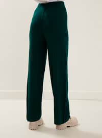 Green - Knit Pants