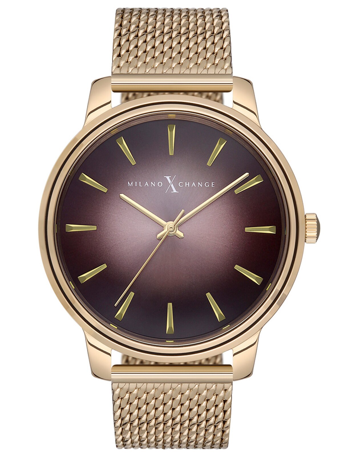 Men Gold Quartz Watch