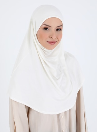 Seher Yeli Instant Hijab Ekru Instant Scarf